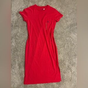 NWT Ralph Lauren Red Casual Dress
